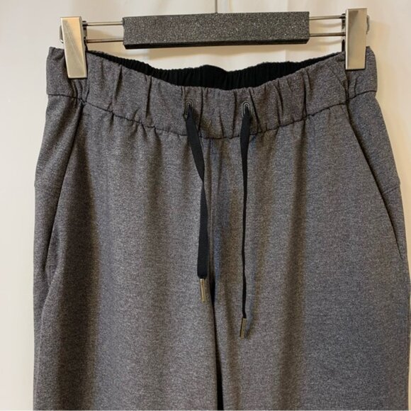 Lululemon On The Fly Pant 27" Heathered Black Size 4 - Picture 2 of 7